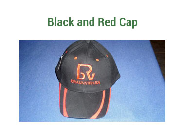 Caps - Black and Red