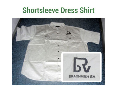 Ladies Shortsleeve Dress Shirts - Available khaki