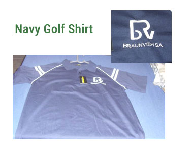 Mens Navy Golf Shirt - 