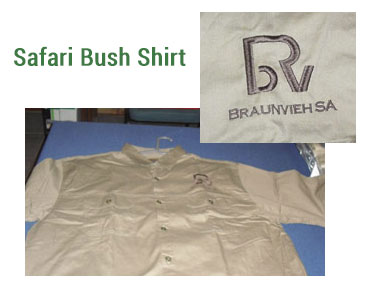 Mens Safari Bush Shirt - 